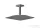 Hansgrohe AXOR CITTERIO C 27x27 cm-es mennyezeti fejzuhany zuhanykarral,polírozott fekete króm 28792330