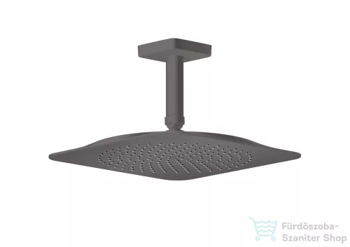 Hansgrohe AXOR CITTERIO C 27x27 cm-es mennyezeti fejzuhany zuhanykarral,szálcsiszolt fekete króm 28792340