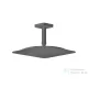 Hansgrohe AXOR CITTERIO C 27x27 cm-es mennyezeti fejzuhany zuhanykarral,szálcsiszolt fekete króm 28792340