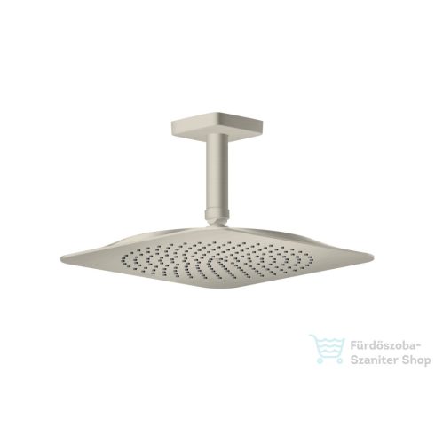 Hansgrohe AXOR CITTERIO C 27x27 cm-es mennyezeti fejzuhany zuhanykarral,rozsdamentes acél hatású 28792800