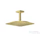 Hansgrohe AXOR CITTERIO C 27x27 cm-es mennyezeti fejzuhany zuhanykarral,szálcsiszolt sárgaréz hatású 28792950