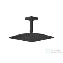   Hansgrohe AXOR CITTERIO C Ecosmart 27x27 cm-es mennyezeti fejzuhany zuhanykarral,szálcsiszolt fekete króm 28793340