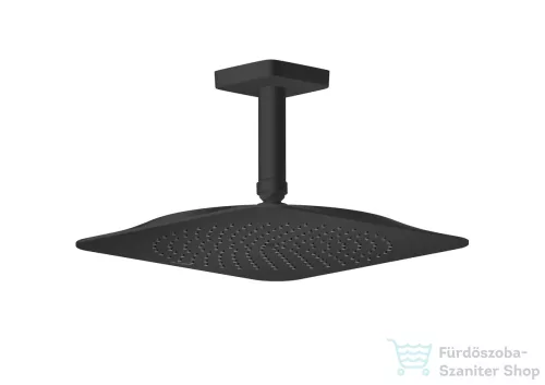 Hansgrohe AXOR CITTERIO C Ecosmart 27x27 cm-es mennyezeti fejzuhany zuhanykarral,matt fekete 28793670