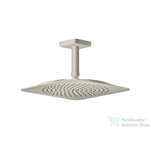 Hansgrohe AXOR CITTERIO C Ecosmart 27x27 cm-es mennyezeti fejzuhany zuhanykarral,rozsdamentes acél hatású 28793800