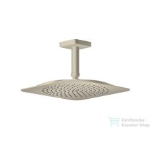   Hansgrohe AXOR CITTERIO C Ecosmart 27x27 cm-es mennyezeti fejzuhany zuhanykarral,szálcsiszolt nikkel 28793820
