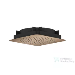   Hansgrohe AXOR CITTERIO C 27x27 cm-es mennyezetbe építhető fejzuhany alaptest nélkül, szálcsiszolt vörös arany hatású 28794310