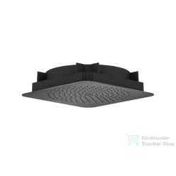   Hansgrohe AXOR CITTERIO C 27x27 cm-es mennyezetbe építhető fejzuhany alaptest nélkül, polírozott fekete króm 28794330