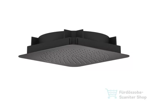 Hansgrohe AXOR CITTERIO C 27x27 cm-es mennyezetbe építhető fejzuhany alaptest nélkül,szálcsiszolt fekete króm 28794340