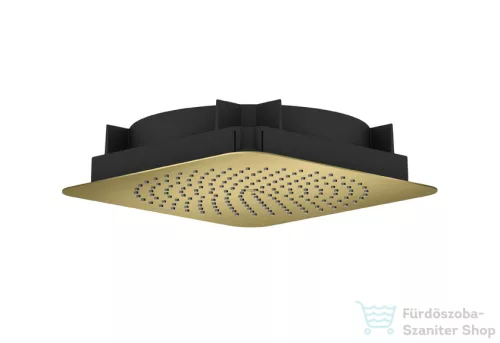 Hansgrohe AXOR CITTERIO C 27x27 cm-es mennyezetbe építhető fejzuhany alaptest nélkül, szálcsiszolt sárgaréz 28794950