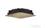 Hansgrohe AXOR CITTERIO C Ecosmart 27x27 cm-es mennyezetbe építhető fejzuhany alaptest nélkül,szálcsiszolt bronz 28795140