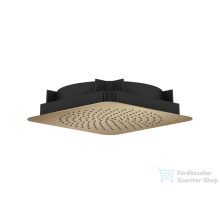   Hansgrohe AXOR CITTERIO C Ecosmart 27x27 cm-es mennyezetbe építhető fejzuhany alaptest nélkül,szálcsiszolt bronz 28795140