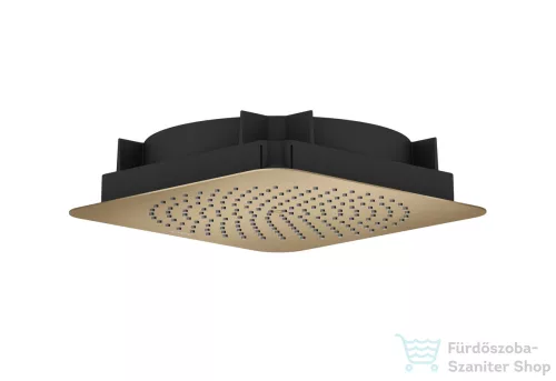 Hansgrohe AXOR CITTERIO C Ecosmart 27x27 cm-es mennyezetbe építhető fejzuhany alaptest nélkül,szálcsiszolt bronz 28795140