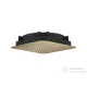 Hansgrohe AXOR CITTERIO C Ecosmart 27x27 cm-es mennyezetbe építhető fejzuhany alaptest nélkül,szálcsiszolt bronz 28795140
