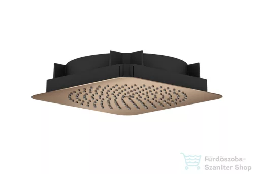 Hansgrohe AXOR CITTERIO C Ecosmart 27x27 cm-es mennyezetbe építhető fejzuhany alaptest nélkül, polírozott vörös arany hatású 28795300