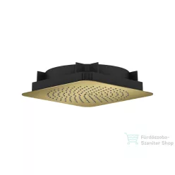   Hansgrohe AXOR CITTERIO C Ecosmart 27x27 cm-es mennyezetbe építhető fejzuhany alaptest nélkül, szálcsiszolt sárgaréz 28795950