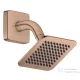 Hansgrohe AXOR CITTERIO C 12x12 cm-es 1 jet Ecosmart esőztető zuhanykarral, szálcsiszolt vörös arany hatású 28810310