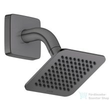   Hansgrohe AXOR CITTERIO C 12x12 cm-es 1 jet Ecosmart esőztető zuhanykarral, szálcsiszolt fekete króm 28810340