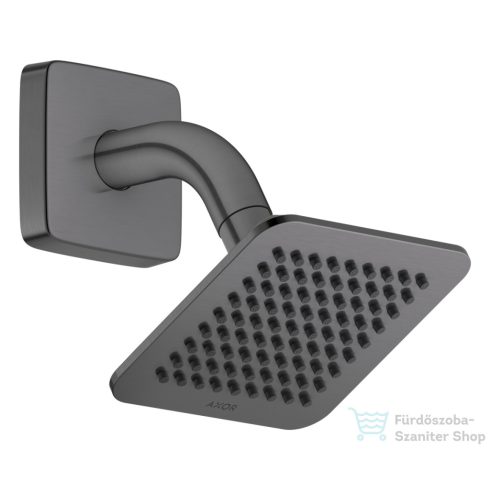 Hansgrohe AXOR CITTERIO C 12x12 cm-es 1 jet Ecosmart esőztető zuhanykarral, szálcsiszolt fekete króm 28810340