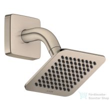   Hansgrohe AXOR CITTERIO C 12x12 cm-es 1 jet Ecosmart esőztető zuhanykarral, szálcsiszolt nikkel 28810820
