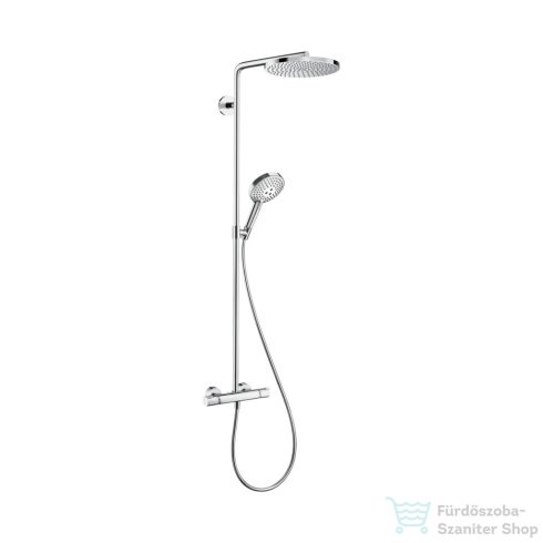 Hansgrohe RAINDANCE S Showerpipe 240, 1jet, Ecosmart termosztátos zuhanyrendszer, króm 28823000