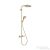 Hansgrohe RAINDANCE S Showerpipe 240, 1jet, Ecosmart termosztátos zuhanyrendszer, szálcsiszolt bronz 28823140
