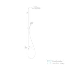   Hansgrohe RAINDANCE S Showerpipe 240, 1jet, Ecosmart termosztátos zuhanyrendszer, matt fehér 28823700