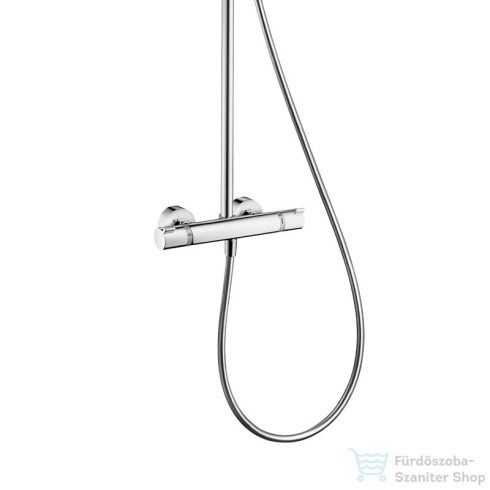 Hansgrohe RAINDANCE S Showerpipe 240, 1jet, Ecosmart+ termosztátos zuhanyrendszer, króm 28825000