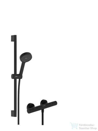Hansgrohe ACTIVERA Select S termosztátos zuhany csaptelep zuhanyszettel, matt fekete 28876670