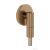 Hansgrohe FIXFIT FINE S gégecső csatlakozó visszafolyásgátlóval, szálcsiszolt bronz 28882140