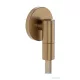 Hansgrohe FIXFIT FINE S gégecső csatlakozó visszafolyásgátlóval, szálcsiszolt bronz 28882140