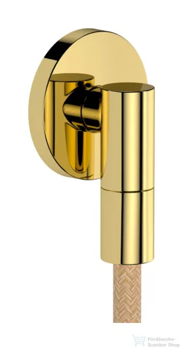 Hansgrohe FIXFIT FINE S gégecső csatlakozó visszafolyásgátlóval, polírozott arany hatású 28882990
