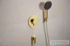 Hansgrohe FIXFIT FINE S gégecső csatlakozó visszafolyásgátlóval, polírozott arany hatású 28882990