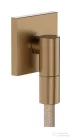 Hansgrohe FIXFIT FINE E gégecső csatlakozó visszafolyásgátlóval, szálcsiszolt bronz 28883140