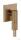 Hansgrohe FIXFIT FINE E gégecső csatlakozó visszafolyásgátlóval, szálcsiszolt bronz 28883140