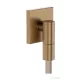 Hansgrohe FIXFIT FINE E gégecső csatlakozó visszafolyásgátlóval, szálcsiszolt bronz 28883140