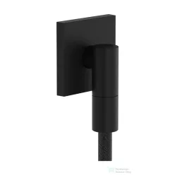   Hansgrohe FIXFIT FINE E gégecső csatlakozó visszafolyásgátlóval, matt fekete 28883670