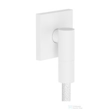   Hansgrohe FIXFIT FINE E gégecső csatlakozó visszafolyásgátlóval, matt fehér 28883700