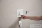 Hansgrohe FIXFIT FINE E gégecső csatlakozó visszafolyásgátlóval, matt fehér 28883700