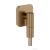 Hansgrohe FIXFIT FINE Q gégecső csatlakozó visszafolyásgátlóval, szálcsiszolt bronz 28884140