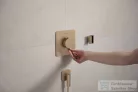 Hansgrohe FIXFIT FINE Q gégecső csatlakozó visszafolyásgátlóval, szálcsiszolt bronz 28884140