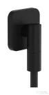 Hansgrohe FIXFIT FINE Q gégecső csatlakozó visszafolyásgátlóval, matt fekete 28884670