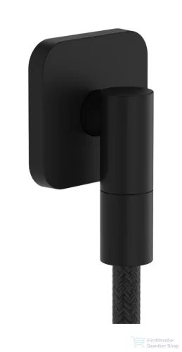 Hansgrohe FIXFIT FINE Q gégecső csatlakozó visszafolyásgátlóval, matt fekete 28884670