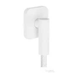   Hansgrohe FIXFIT FINE Q gégecső csatlakozó visszafolyásgátlóval, matt fehér 28884700