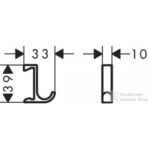 Hansgrohe WALLSTORIS Planet Edition 2 db-os törölközőtartó akasztó,sand 28915210