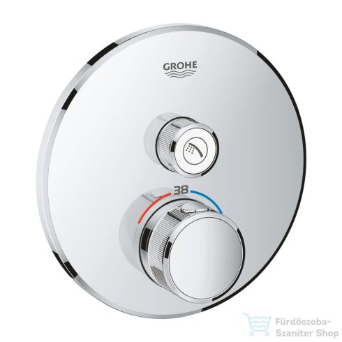 Grohe Grohtherm SmartControl termosztátos falsík alatti csaptelep 1 fogysztóhoz,króm 29118000