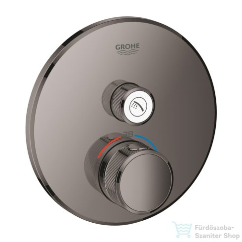 Grohe Grohtherm SmartControl termosztátos falsík alatti csaptelep 1 fogysztóhoz,Hard Graphite 29118A00