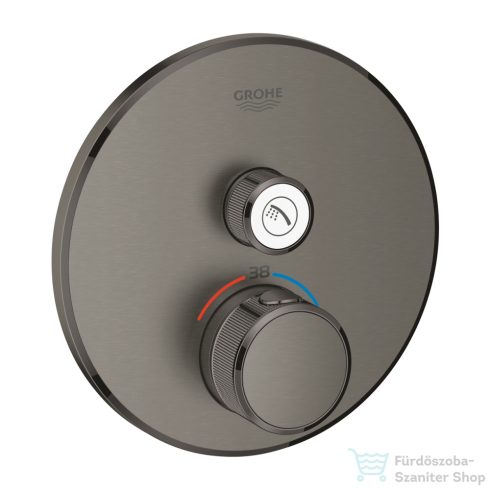 Grohe Grohtherm SmartControl termosztátos falsík alatti csaptelep 1 fogysztóhoz,Brushed Hard Graphite 29118AL0