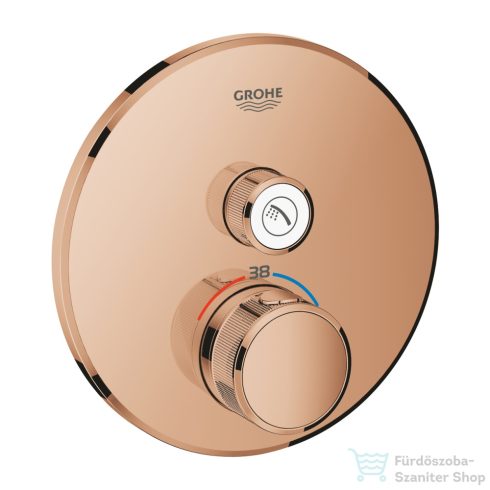 Grohe Grohtherm SmartControl termosztátos falsík alatti csaptelep 1 fogysztóhoz,Warm Sunset 29118DA0