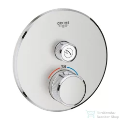   Grohe Grohtherm SmartControl termosztátos falsík alatti csaptelep 1 fogysztóhoz,Supersteel 29118DC0