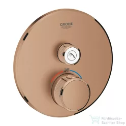   Grohe Grohtherm SmartControl termosztátos falsík alatti csaptelep 1 fogysztóhoz,Brushed Warm Sunset 29118DL0